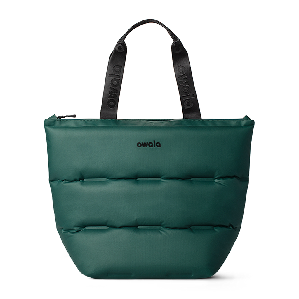 The Puffer Insulated Tote - Polyester / Fern Fresh